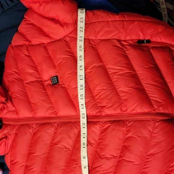 Heated Bright Red Jacket - Picture 8 of 8